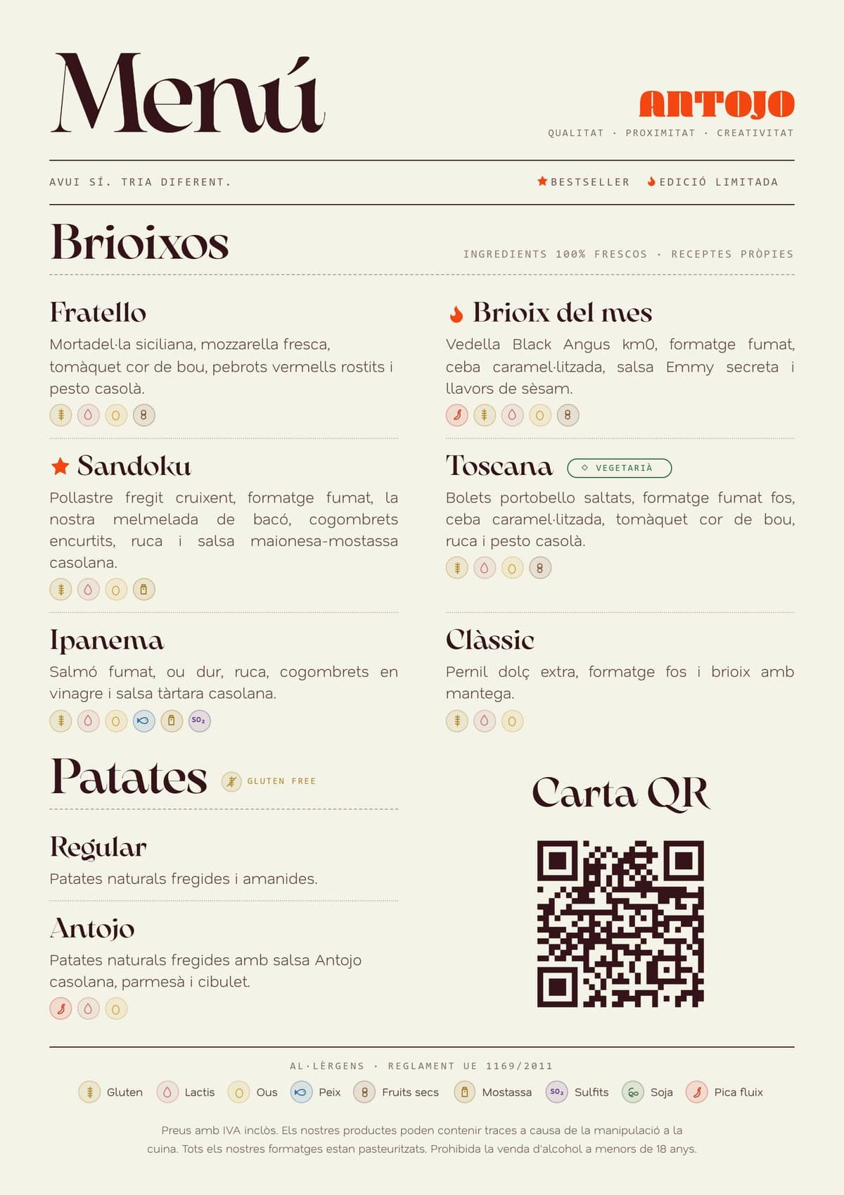 Carta Antojo